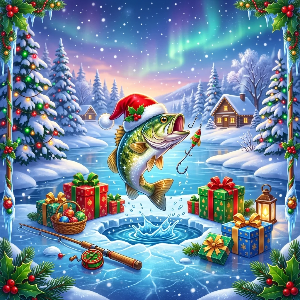 Christmas Big Bass Bonanza sur machine à sous en ligne argent réel